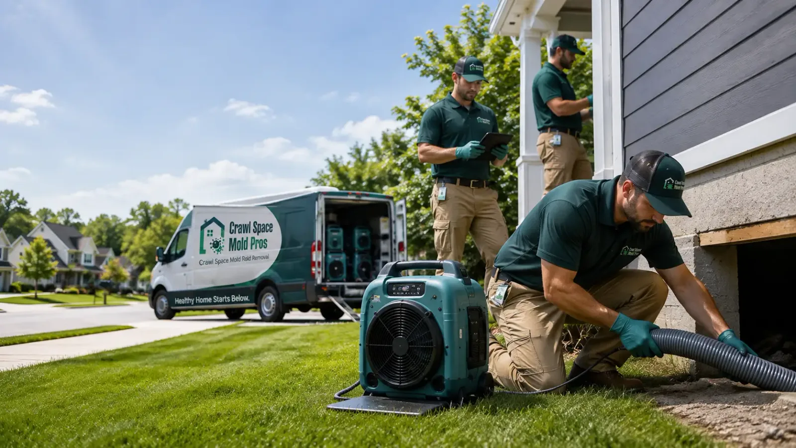 Crawl Space Mold Removal in Collins, WI